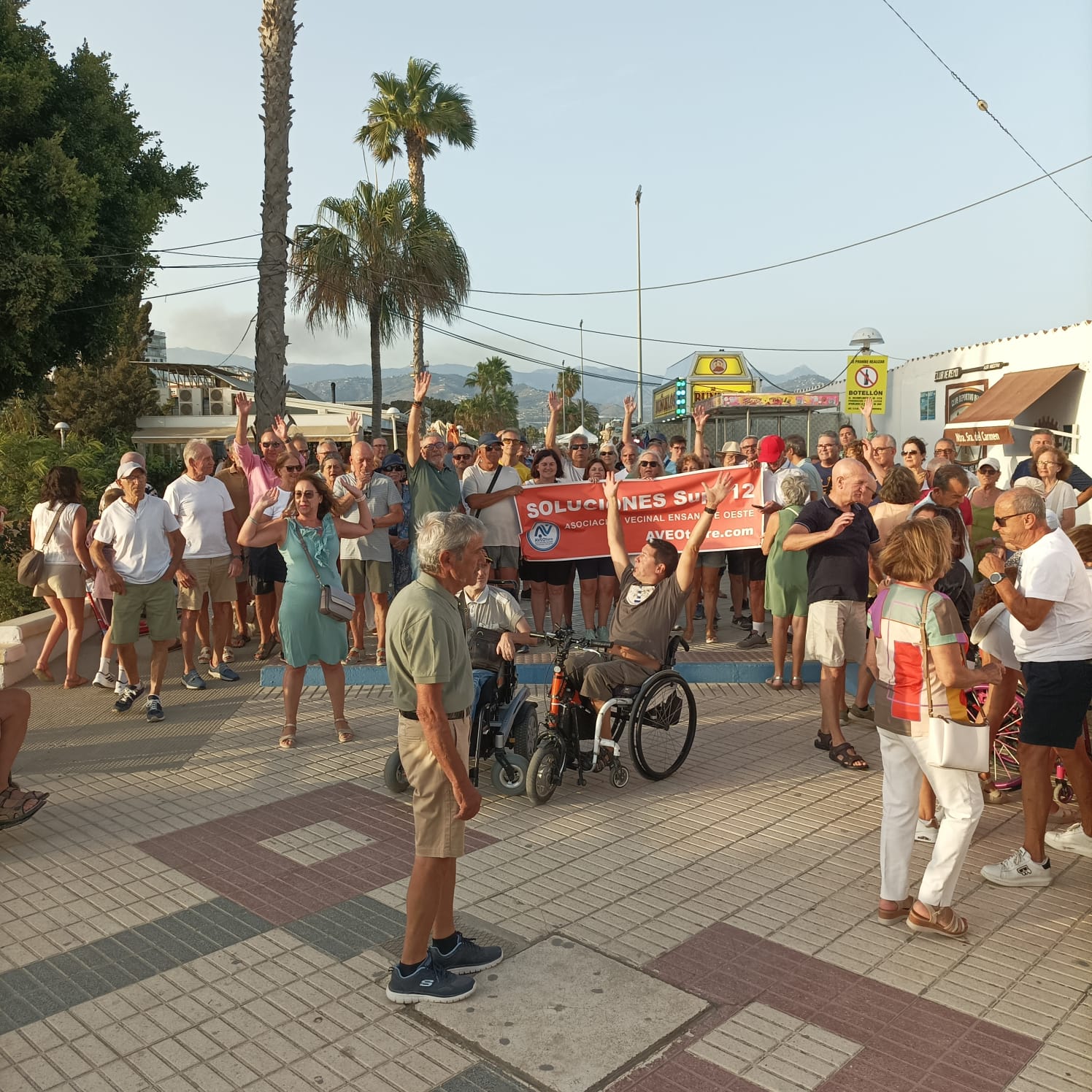 Concentración vecinal en la costa