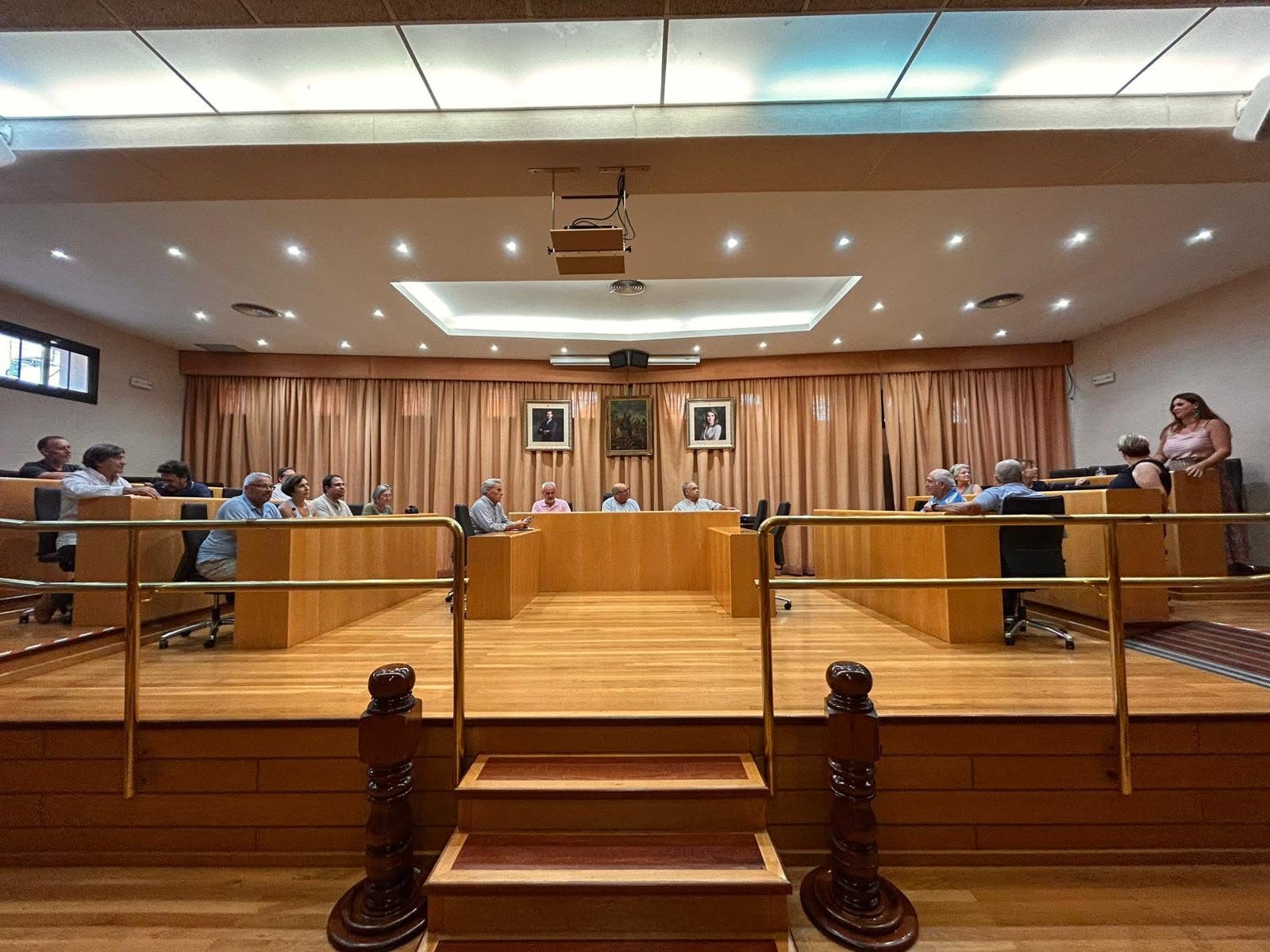 Salón de Plenos del Ayuntamiento de Vélez-Málaga